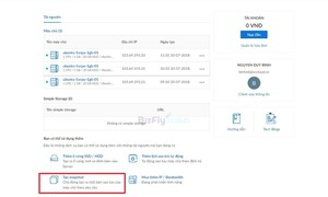 Tạo và Quản lý Snapshot trên Bizfly Cloud
