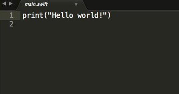 Hello World với Swift, Docker, Sublime Text
