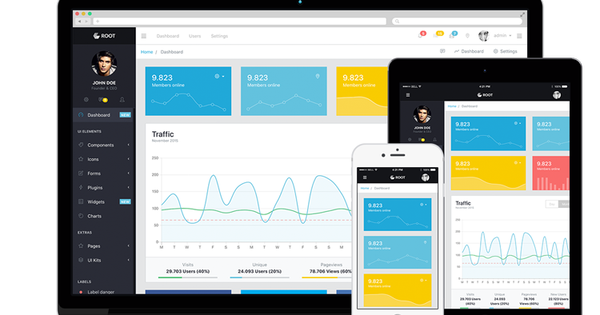 20 Templates Bootstrap cho Admin Dashboard miễn phí