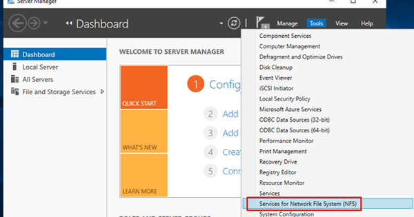 Hướng dẫn cài đặt NFS Server để chia sẻ thư mục trên Windows Server