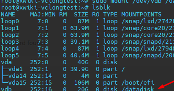 Hướng dẫn cách mount ổ đĩa dữ liệu (Data Disk) vào server Linux trên BizflyCloud