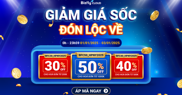 GIẢM GIÁ SỐC - ĐÓN LỘC VỀ 