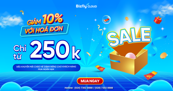 Siêu khuyến mãi chào hè - Giảm ngay 10% với hoá đơn chỉ từ 250k