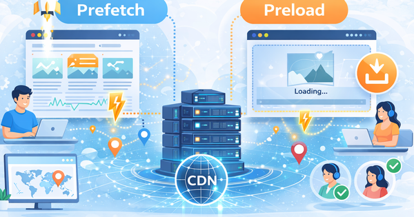 Hướng dẫn cách tăng tốc độ website với Prefetch và Preload trong CDN