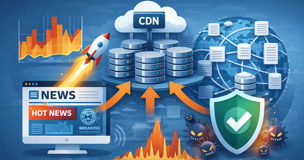 CDN cho website báo điện tử: Chống sập, tăng tốc tin nóng
