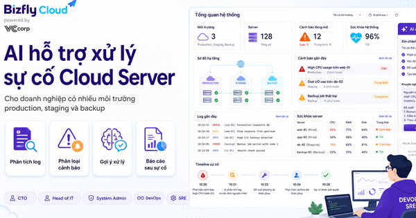AI hỗ trợ xử lý sự cố Cloud Server cho doanh nghiệp