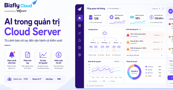 AI trong quản trị Cloud Server từ cảnh báo rời rạc đến vận hành có kiểm soát