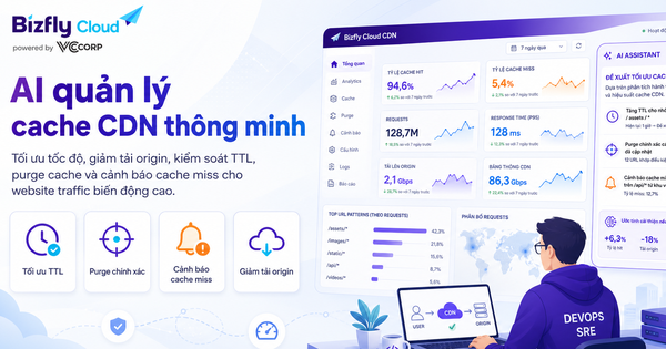 AI quản lý cache CDN thông minh cho website traffic biến động cao