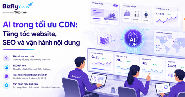 AI trong tối ưu CDN: Tăng tốc website, SEO và vận hành nội dung