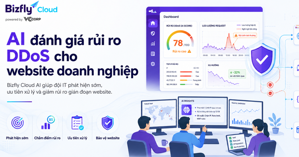 AI đánh giá rủi ro DDoS cho website doanh nghiệp