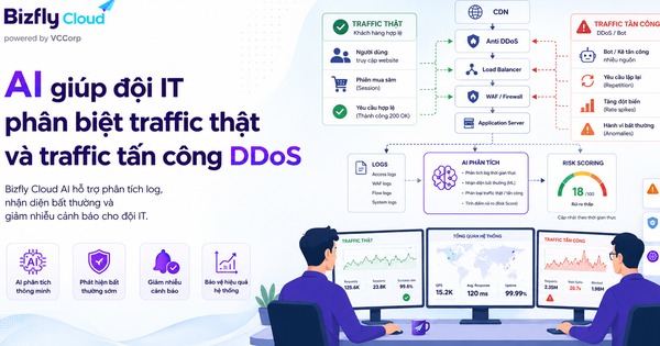 AI giúp đội IT phân biệt traffic thật và traffic tấn công DDoS 