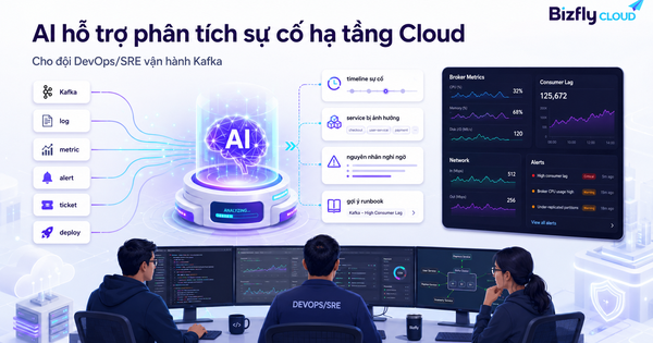 AI hỗ trợ phân tích sự cố hạ tầng Cloud cho đội DevOps/SRE vận hành Kafka