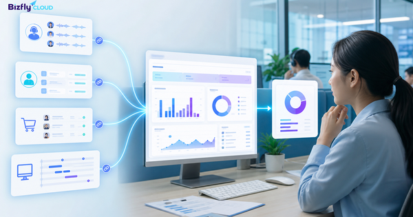 AI tổng hợp báo cáo doanh số và dữ liệu bán hàng