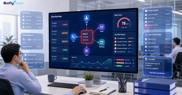 AI dự báo doanh thu và cảnh báo rủi ro pipeline