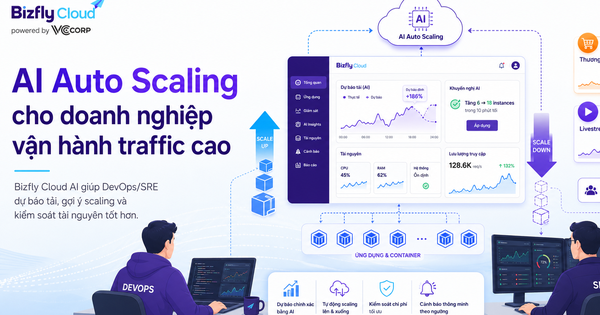 AI Auto Scaling cho doanh nghiệp vận hành traffic cao