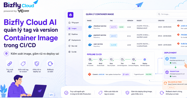 AI quản lý tag và version Container Image trong CI/CD