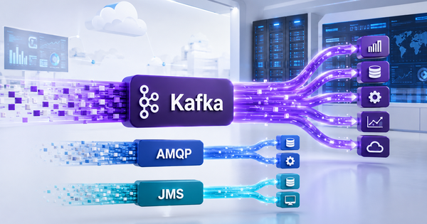 4 Lợi ích của Apache Kafka so với AMQP hoặc JMS trong hệ thống dữ liệu thời gian thực