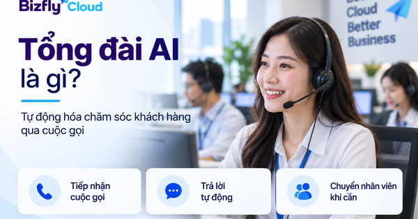 Tổng đài AI là gì? Cách doanh nghiệp tự động hóa chăm sóc khách hàng qua cuộc gọi