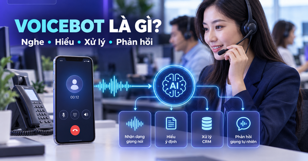 Voicebot là gì? Cách hoạt động, lợi ích và ứng dụng thực tế