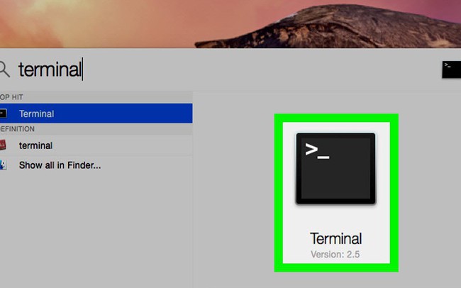 MacOS terminal