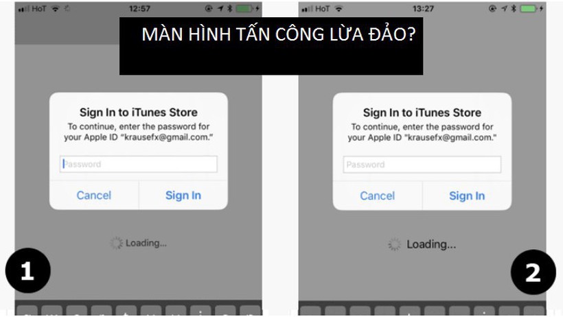 Khó khăn trong việc phát hiện tấn công lừa đảo đánh cắp Apple ID của bạn
