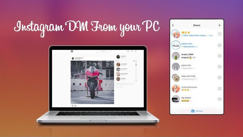 5 cách nhắn tin trên instagram bằng máy tính cực kỳ đơn giản