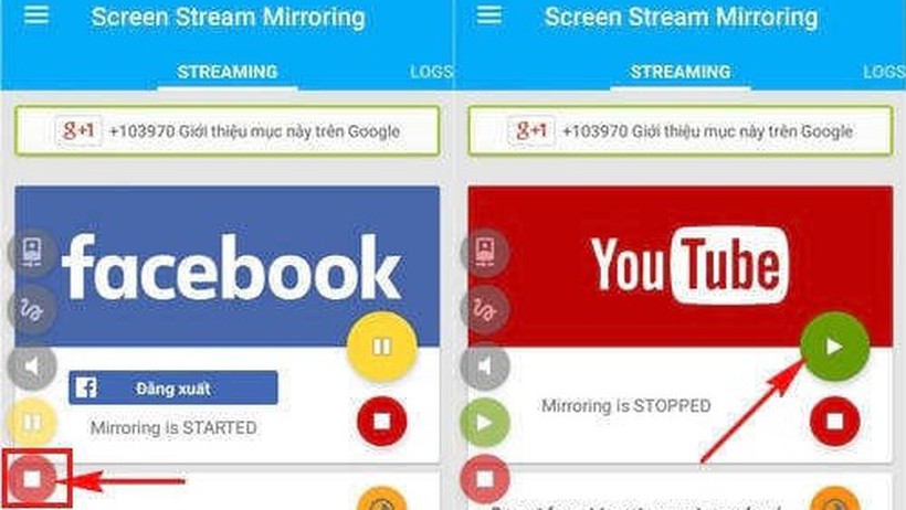 Cách live stream màn hình điện thoại iOS và Android