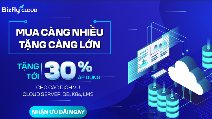 MUA CÀNG NHIỀU - TẶNG CÀNG LỚN: Tặng đến 30% thời gian sử dụng dịch vụ!