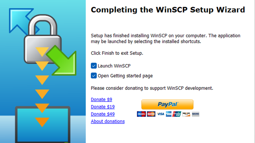Kết Nối và Truyền Tải Tập Tin tới Server bằng WinSCP