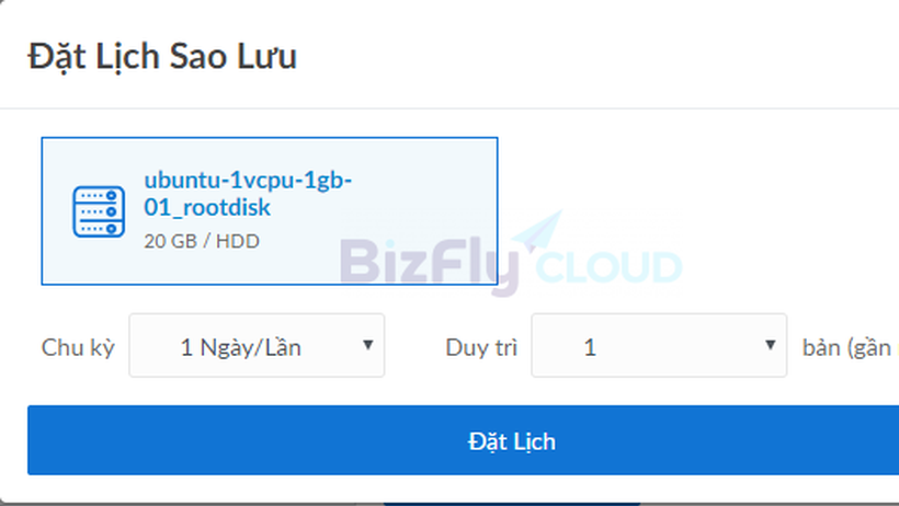 Cách tạo và quản lý sao lưu (Backup)