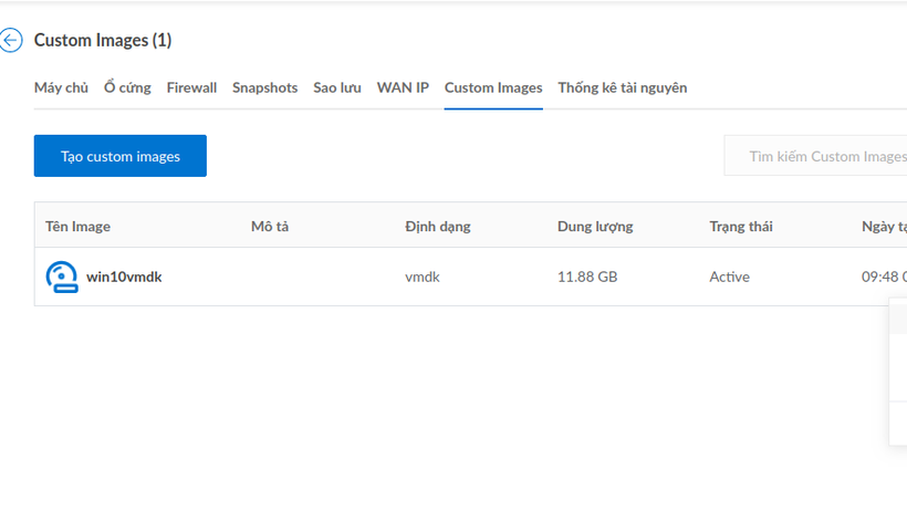 Cách Upload Custom Windows Image từ VMware và Hyper-V lên Bizfly Cloud