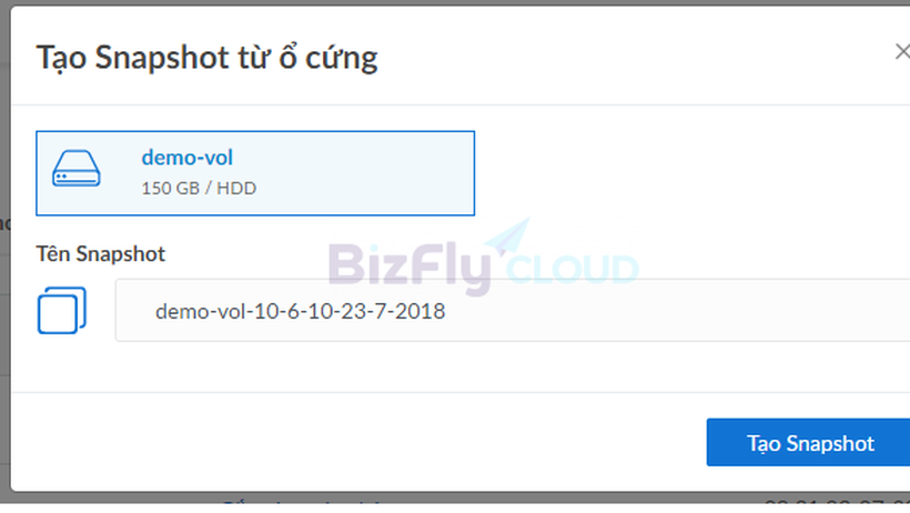 Tạo và Quản lý Volume trên Bizfly Cloud: Hướng Dẫn Chi Tiết