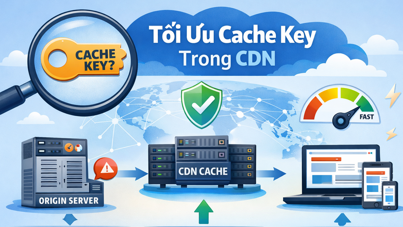 Cache key là gì? Tối ưu Cache Key để CDN cache hiệu quả