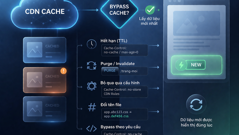 Bypass cache là gì? Khi nào dùng trong CDN và website