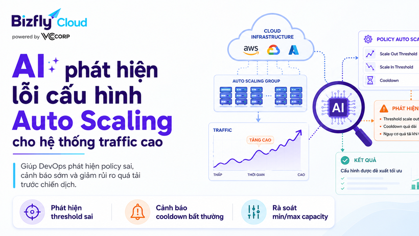 AI phát hiện lỗi cấu hình Auto Scaling cho hệ thống traffic cao