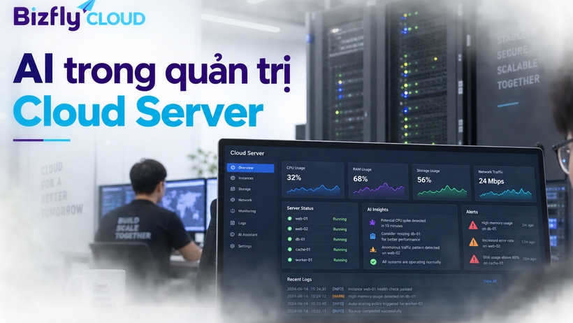 AI trong quản trị Cloud Server: Từ giám sát thủ công đến vận hành có kiểm soát