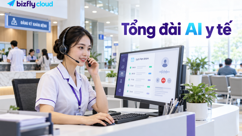 Tổng đài AI y tế: Tự động tiếp nhận, đặt lịch và chăm sóc bệnh nhân